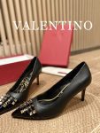 Valentino - Rockstud Studded Toecap Pointed-Toe Pumps