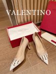 Valentino - Rockstud Studded Toecap Pointed-Toe Pumps