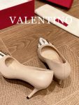 Valentino - Rockstud Studded Toecap Pointed-Toe Pumps