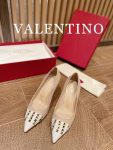 Valentino - Rockstud Studded Toecap Pointed-Toe Pumps