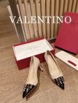 Valentino - Rockstud Studded Toecap Pointed-Toe Pumps