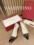 Valentino - Rockstud Studded Toecap Pointed-Toe Pumps