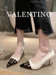 Valentino - Rockstud Studded Toecap Pointed-Toe Pumps