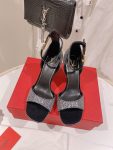 Valentino - Tan-Go Sandal With Crystals 100mm