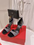 Valentino - Tan-Go Sandal With Crystals 100mm