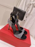 Valentino - Tan-Go Sandal With Crystals 100mm