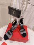 Valentino - Tan-Go Sandal With Crystals 100mm