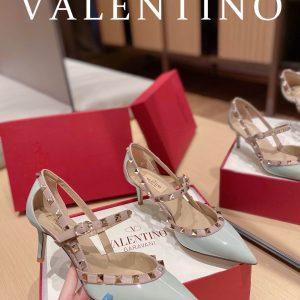 Valentino - Rockstud Leather Pumps