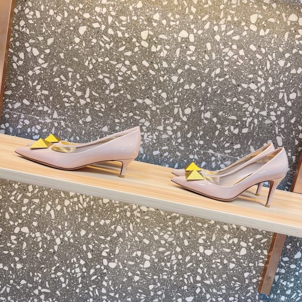 Valentino - One Stud Patent-Leather Pumps