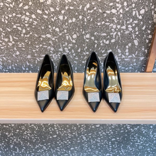 Valentino - One Stud Patent-Leather Pumps