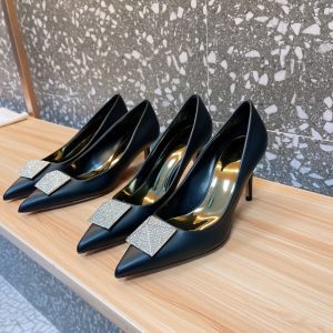 Valentino - One Stud Patent-Leather Pumps