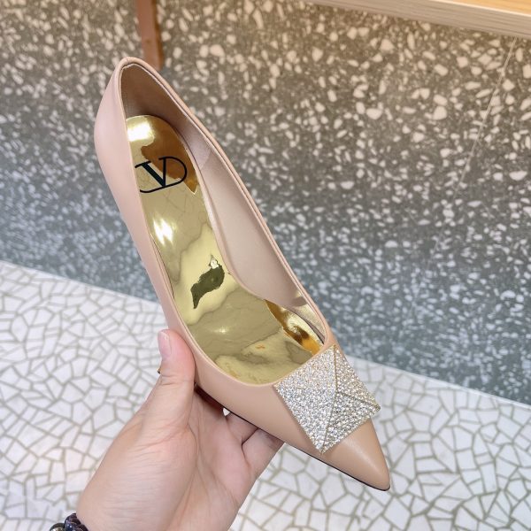 Valentino - One Stud Patent-Leather Pumps