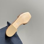Valentino - Vlogo-Plaque Slip-On Sandals