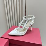 Valentino - Patent Rockstud Caged Pump