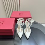Valentino - Patent Rockstud Caged Pump