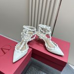 Valentino - Patent Rockstud Caged Pump