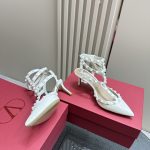 Valentino - Patent Rockstud Caged Pump
