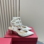 Valentino - Patent Rockstud Caged Pump