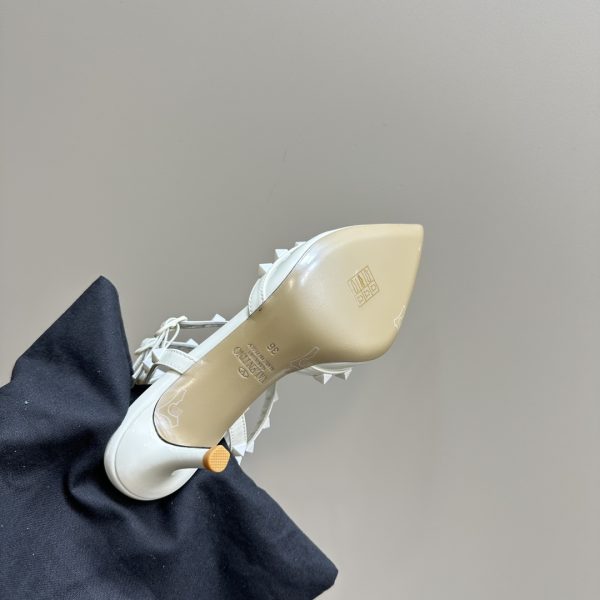Valentino - Patent Rockstud Caged Pump