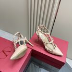 Valentino - Patent Rockstud Caged Pump