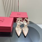 Valentino - Patent Rockstud Caged Pump