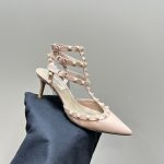 Valentino - Patent Rockstud Caged Pump