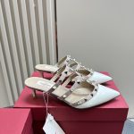 Valentino - Rockstud Patent-Leather Mule