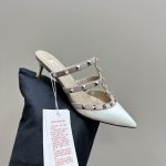Valentino - Rockstud Patent-Leather Mule
