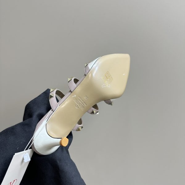Valentino - Rockstud Patent-Leather Mule