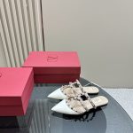 Valentino - Rockstud Patent-Leather Mule