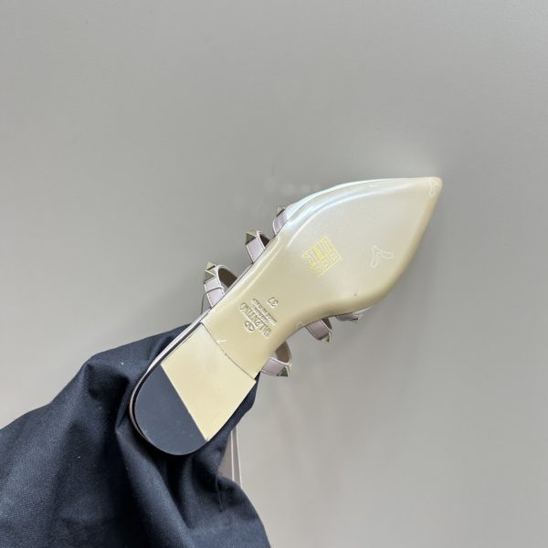 Valentino - Rockstud Patent-Leather Mule