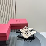 Valentino - Rockstud Patent-Leather Mule