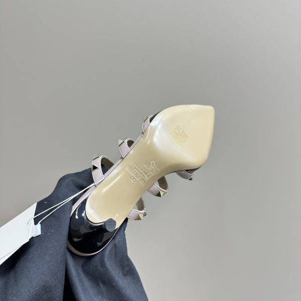 Valentino - Rockstud Patent-Leather Mule