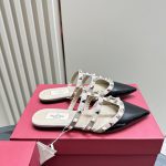 Valentino - Rockstud Patent-Leather Mule