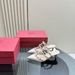 Valentino - Rockstud Patent-Leather Mule
