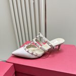 Valentino - Rockstud Patent-Leather Mule