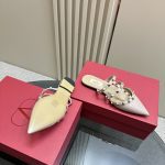 Valentino - Rockstud Patent-Leather Mule