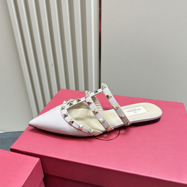Valentino - Rockstud Patent-Leather Mule