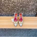 Valentino - Vlogo Signature Calfskin Slingback Platform Pump 120mm