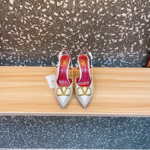 Valentino - Vlogo Signature Calfskin Slingback Platform Pump 120mm