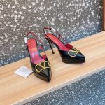 Valentino - Vlogo Signature Calfskin Slingback Platform Pump 120mm