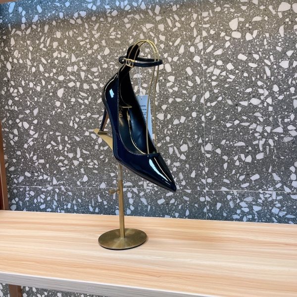 Valentino - Tan-Go 80mm Patent Leather Pumps