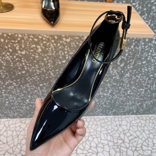 Valentino - Tan-Go 80mm Patent Leather Pumps