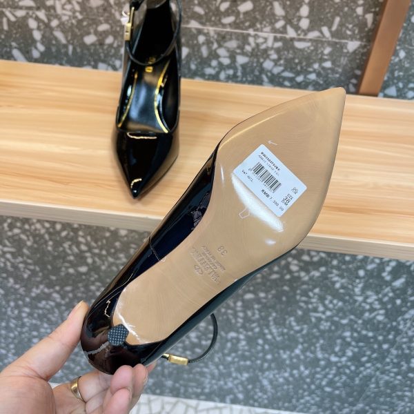 Valentino - Tan-Go 80mm Patent Leather Pumps