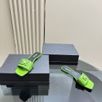 Versace - Medusa Buckle Leather Flat Sandals