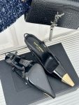 YSL - Jeanne Slingback Pumps in Patent Leather