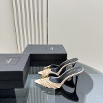 YSL - Babylone 90 Leather Mules