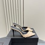 YSL - Babylone 90 Leather Mules