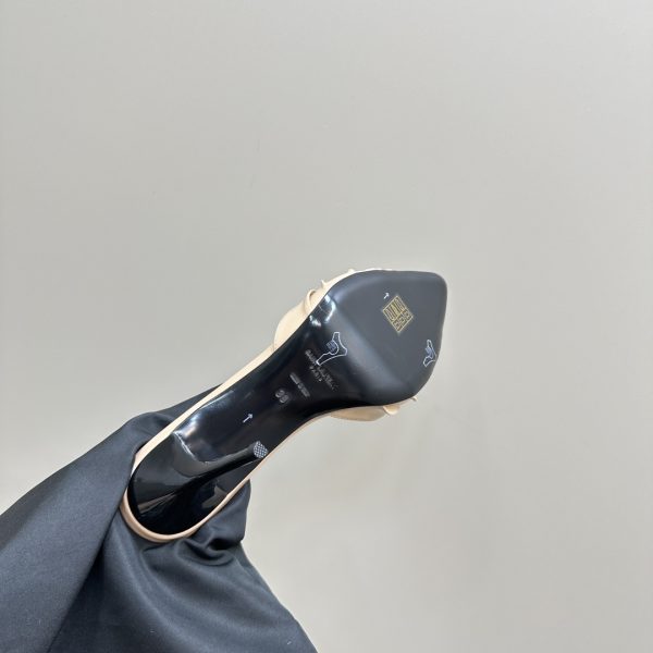YSL - Babylone 90 Leather Mules