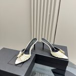 YSL - Babylone 90 Leather Mules